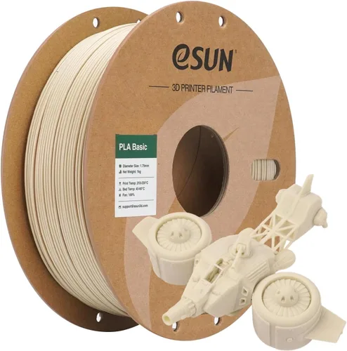 Vista 32 de eSUN Filamento PLA Basic de 0.07 in, naranja, carrete de 2.2 libras 1.anaranjado