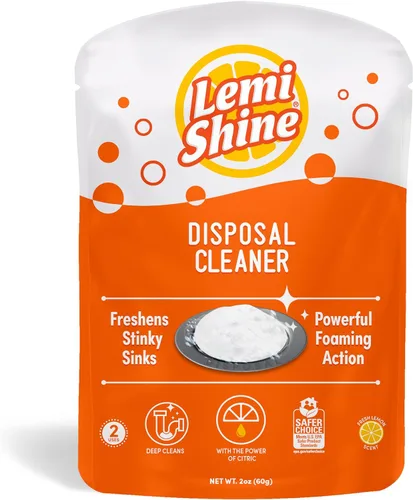 Vista 12 de Lemi Shine Limpiador y desodorante de eliminación de basura alimentado por ácido cítrico. Limpiador de espuma para eliminación de basura de cocina