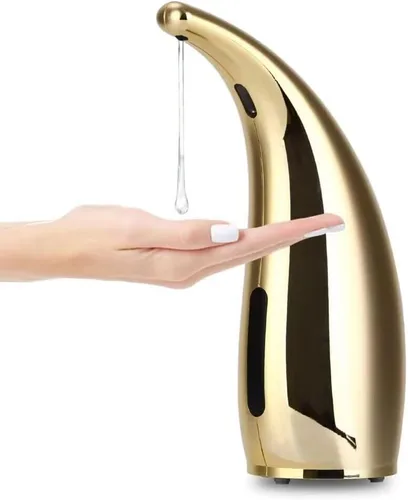 Vista 11 de Dispensador de jabón, ajustable de 4 niveles sin contacto para encimera de baño, cocina, dispensador automático de jabón con sensor de movimiento