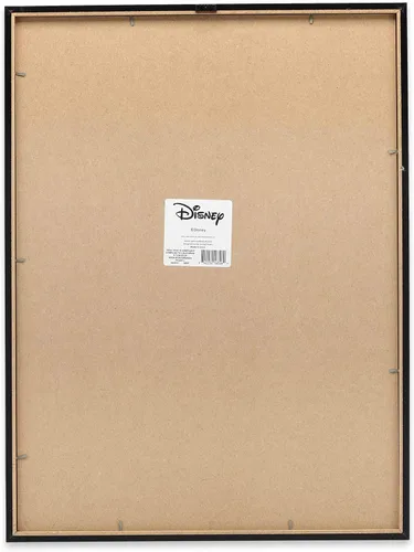 Vista 3 de Decoración de pared de madera enmarcada con alfabeto de princesas Disney - Gran imagen de princesa con Bella, Cenicienta, Ariel, Rapunzel y más