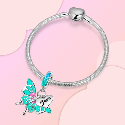 Vista 100 de Dije de girasol con diseño de estrella y luna y elefante para pulsera, collar de plata de ley 925, dijes de corazón de amor para mujer, regalo