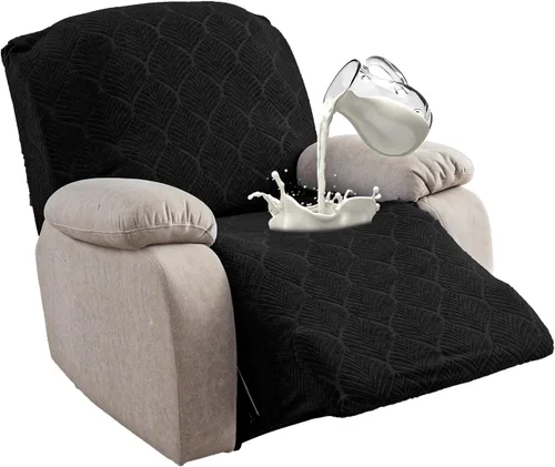 Vista 51 de Funda para Silla Reclinable 100% Impermeable, 1 Pieza Fundas Elásticas para Sofá Reclinable Lavables para Silla Reclinable para Mascotas, Perros