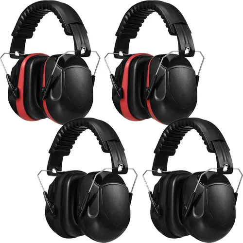 Vista 9 de Yunsailing 4 unids Nrr 28db Reducción de ruido Protección auditiva Orejeras Orejeras Plegables Auriculares para Disparar