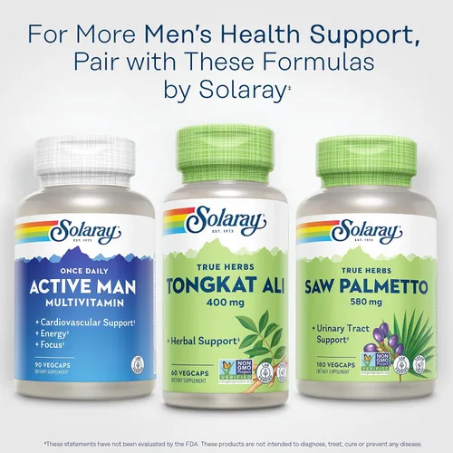 Vista 6 de Solaray Tongkat Ali raíz de 400 mg cápsulas v, 60