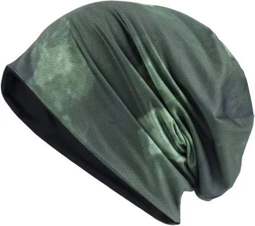 Vista 8 de JESSE · Rena Gorro de verano con diseño de calavera, a rayas, delgadoo, holgado para hombre 9A-azul