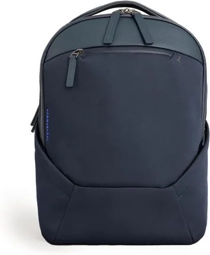 Vista 12 de Mochila para portátil Troubadour Apex Compact 16L de alta calidad - Ergonómica y resistente al agua - Diseñada para trabajo y viajes - Azul marino