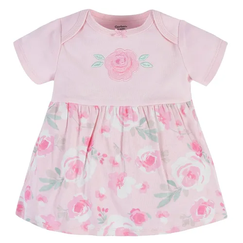 Vista 2 de Gerber Conjunto de regalo de ropa para bebé de 14 piezas, rosa, 0-3 meses