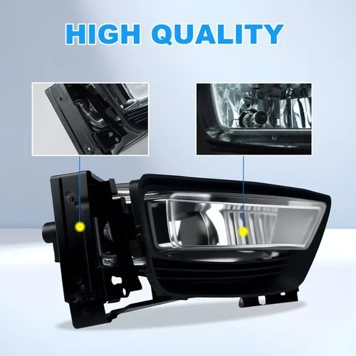 Vista 7 de Luces antiniebla aptas para Honda Accord 2014 2013 2015 4 puertas sedán luces antiniebla con bombillas halógenas e interruptor y kit de cableado