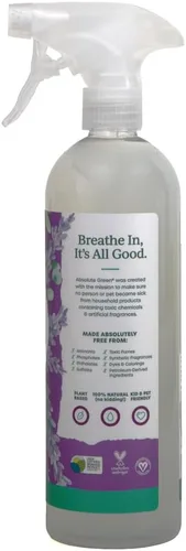Vista 8 de Absolute Green Spray limpiador multiusos, no tóxico, cocina, baño, encimera, vidrio, inoxidable, seguro para niños y mascotas, aroma natural