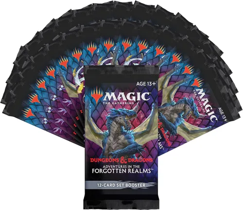 Vista 3 de Magic: The Gathering Adventures in The Forgotten Realms Set Booster Box, 30 paquetes, para mayores de 13 años