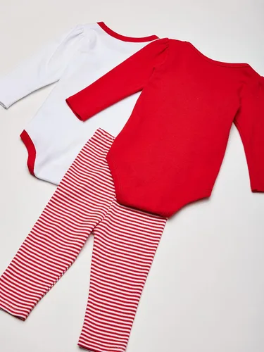 Vista 2 de Hudson Baby Conjunto de body y pantalón de algodón unisex, Azul