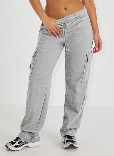 Vista 3 de BZB Pantalones deportivos cargo para mujer, elásticos, de cintura alta, con cordón, pantalones holgados de pierna recta, pantalones Y2K con bolsillos