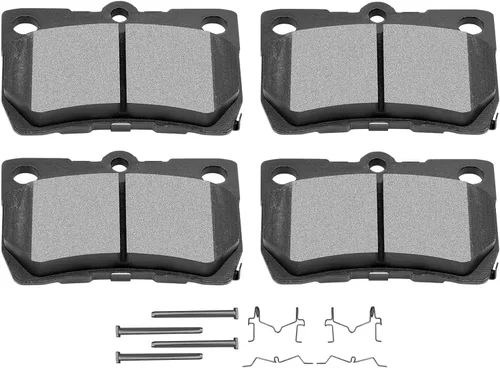Vista 10 de SCITOO Juego de pastillas de freno semimetálicas delanteras D412 para Chevrolet Camaro 1988-1991, Chevrolet Corvette 1988-1996, Pontiac Firebird