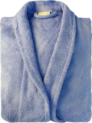 Vista 6 de SUPERIOR Bata de rizo unisex de algodón, batas suaves y absorbentes para hombres y mujeres, accesorios de baño