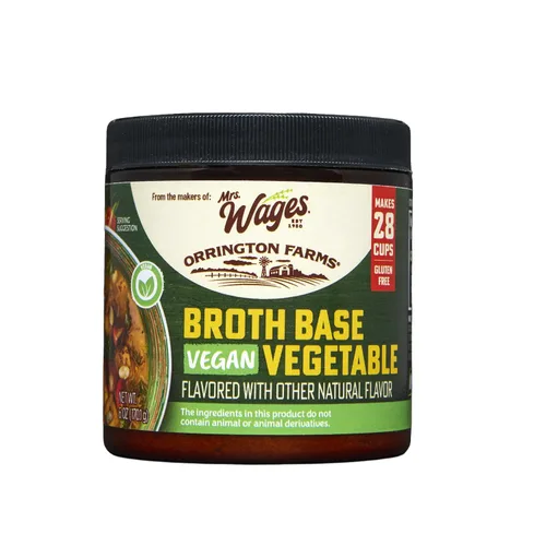Vista 6 de Orrington Farms Vegan beef broth powder with rich savory flavor; dissolves easily for soups, sauces or seasoning; gluten free, vegetarian