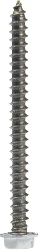 Vista 2 de Hard-to-Find Fastener 014973187057 Tornillos de chapa de cabeza hexagonal blanca, 8 x 2, Pieza-12