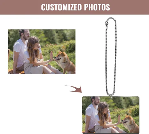 Vista 8 de Accesorios personalizados para colgar fotos en el espejo retrovisor del automóvil, decoración personalizada para colgar en el automóvil, decoración