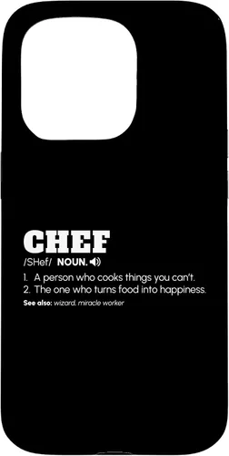 Vista 14 de Chef Definition Cook Pastry Chef Culinary Cooking Funny Gift Case for iPhone 16