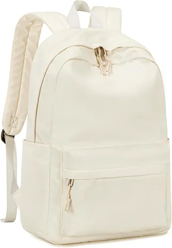 Vista 9 de BLUBOON Mochila escolar de lona, mochila escolar para adolescentes y niñas, escuela secundaria (Water Bule 3 en 1)