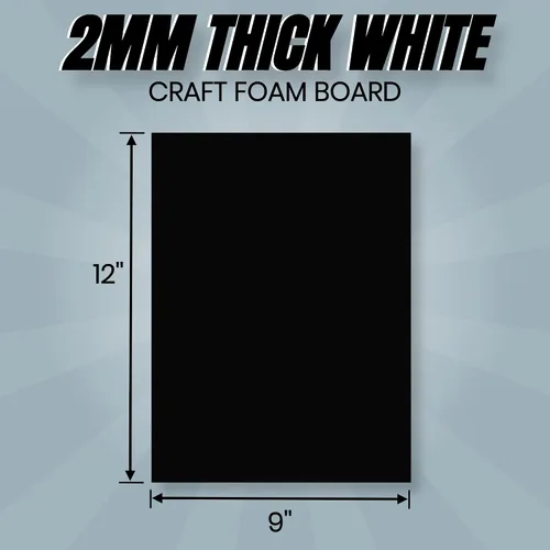 Vista 7 de Arcilla de espuma moldeable para cosplay (blanco) 3.3 libras con (24 hojas) espuma EVA Cosplay de 9 x 12 pulgadas