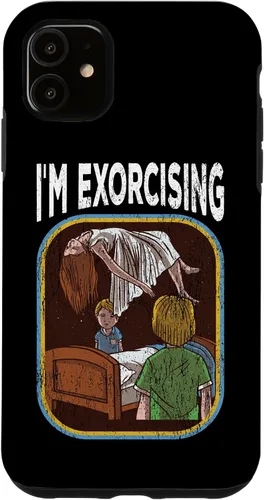 Vista 8 de Funda de nostalgia vintage de película de terror para iPhone 16