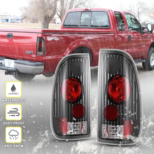 Vista 6 de Luces traseras compatibles con Ford 1997 1998 1999 2000 2001 2002 2003 F-150/F-250/F-350 Styleside XLT XL XLR Lariat Outlaw KingRanch Highine luces