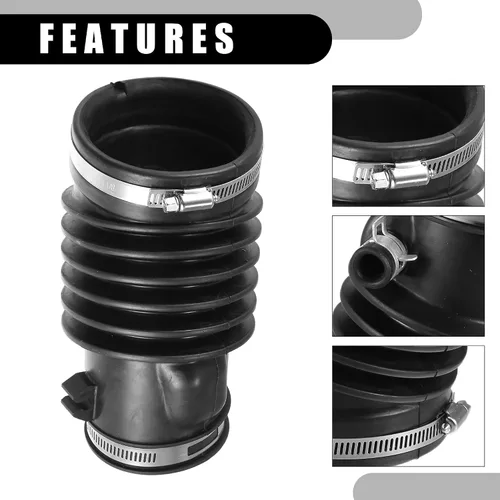 Vista 6 de Tubo de manguera de admisión para filtro de aire con abrazaderas 17228-RDA-A00 - Filtro de motor de automóvil Tubo de manguera de conducto