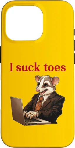 Vista 20 de Funda para iPhone 12 Pro Max Funny Feet Lover Lamiendo los dedos del pie Humor extraño I Chuck Toes