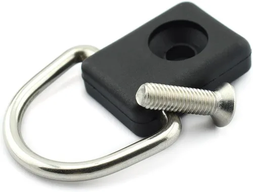 Vista 4 de HJ Garden Anillo D para kayak con kit de tornillos, canoa, barco, pesca, aparejo, vela, camping, accesorios de hardware de seguridad, kit de amarre