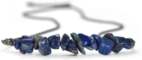 Vista 38 de Gempires - Collar de barra de chips naturales, cristales curativos de energía, regalo de cumpleaños, regalo para ella, joyería de piedras preciosas