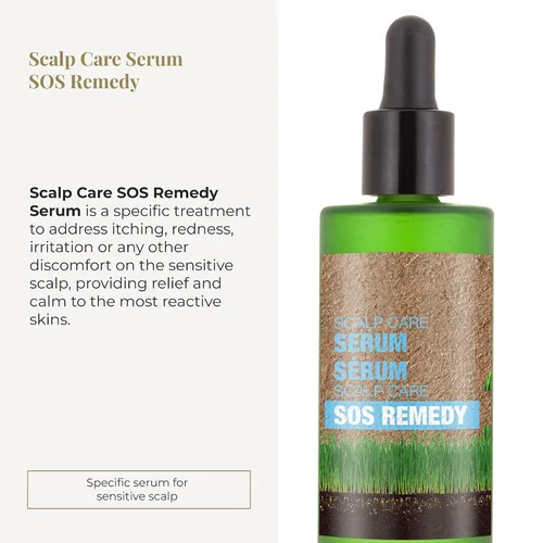 Vista 2 de SALERM - Suero para cuero cabelludo sensible - Cuidado del cuero cabelludo SOS Remedy Serum Biokera Natura - 1.5 fl oz - con extracto de miel