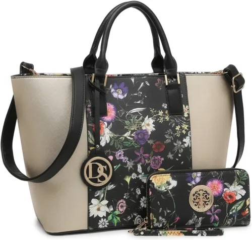 Vista 43 de Dasein Satchel Purse Handbag for Women Large Shoulder Work Tote Bag With Matching Wallet