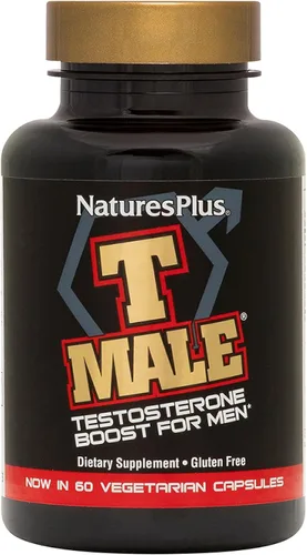 Vista 9 de NaturesPlus T Male - 60 cápsulas vegetarianas - Promueve la ganancia muscular y la resistencia, potenciador del estado de ánimo, sin gluten, 30