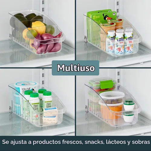 Vista 6 de YouCopia Cajón para refrigerador desplazable, 6.0 pulgadas, transparente