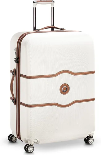Vista 2 de DELSEY Paris Chatelet - Equipaje de cubierta dura con ruedas giratorias, champagne blanco ), 40167282015