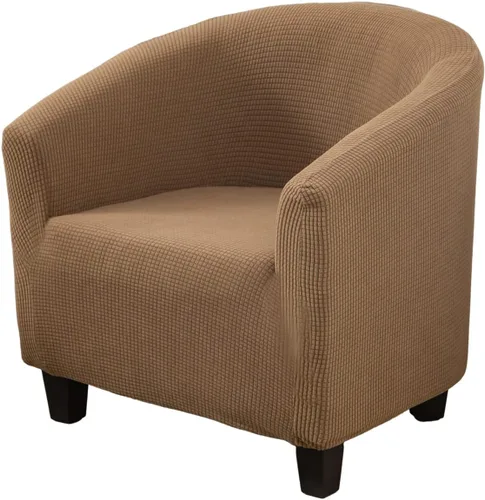 Vista 31 de NILUOH - Funda elástica para silla de club, cubierta elástica para silla de bañera, fundas para silla de barril, fundas para sillón, cubierta para 01