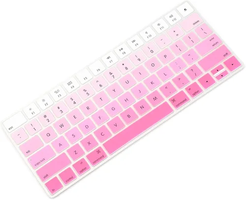 Vista 16 de Allinside Cubierta transparente para teclado Apple Magic (MLA22LL/A) con diseño de EE. UU