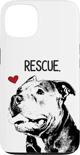 Vista 7 de Rescue Pitbull Dog Save Dogs Pit Bull Lover - Carcasa para iPhone 17
