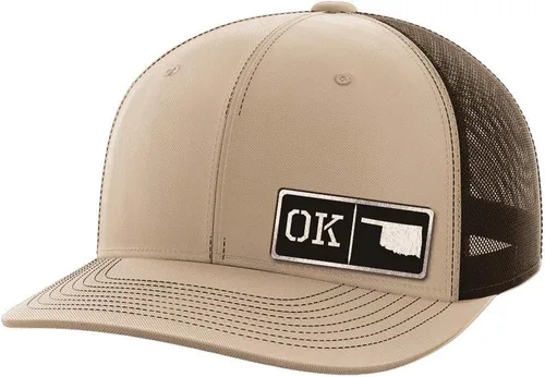 Vista 6 de Sombrero de parche negro de cosecha propia de Oklahoma Negro/Negro