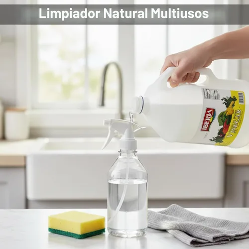 Vista 6 de Iberia Vinagre blanco destilado natural, 1 galón - 5% de acidez