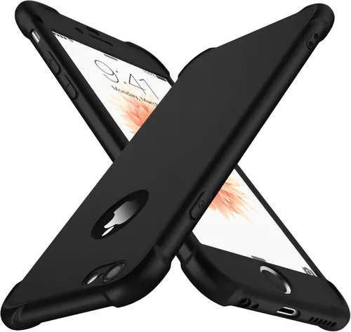 Vista 35 de ORETECH - Funda diseñada para iPhone 5/5S / SE (2016), con [2 protectores de pantalla de vidrio templado] cuerpo completo de 360° para iPhone SE