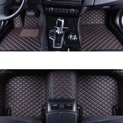 Vista 10 de Alfombrillas de coche para chevrolets Aveo MK2 Sonics 2011-2017, accesorios de automóvil, protector impermeable de cuero (color : LHD 3 piezas beige)