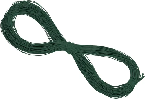 Vista 55 de PATIKIL Cuerda elástica elástica de 109 yardas (328.1 ft), cuerda elástica pesada de 0.059 in, albaricoque para manualidades, correas de gancho