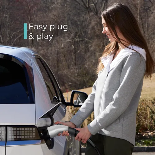 Vista 6 de Lectron Adaptador de carga Tesla a J1772 EV - Convertidor NACS, 48 Amp y 250V, compatible con conectores Tesla de alta potencia, cargadores