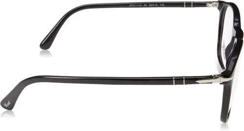 Vista 3 de Persol PO3007VM - Marcos cuadrados para gafas graduadas, Negro (blackDemo Lens)