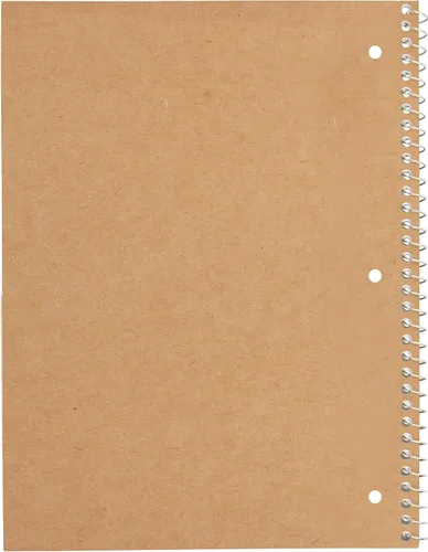 Vista 6 de Mead 930050-ECM - Cuaderno de espiral, paquete de 6, 1 materia, papel rayado ancho, 7-1/2 x 10-1/2 pulgadas, 70 hojas por cuaderno, colores pastel