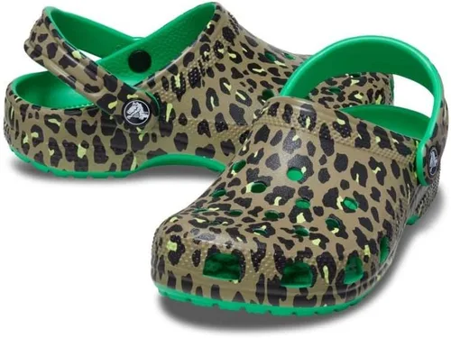 Vista 4 de Crocs Unisex-Child Classic Animal Print Clog