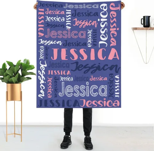 Vista 13 de Mantas de bebé personalizadas para niñas y niños con nombre, mantas de bebé personalizadas con nombre, mantas personalizadas para niños, artículos