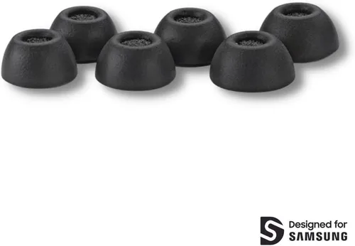 Vista 3 de Comply Almohadillas de repuesto de espuma viscoelástica, color negro, pequeño 3 pares, para Samsung Galaxy Buds2 Pro, antideslizante, máxima