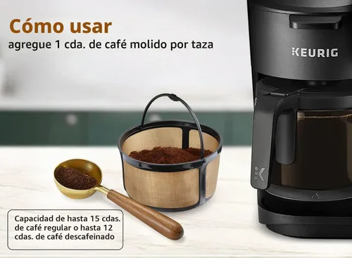 Vista 5 de Filtro de café reutilizable K Duo solo para cafeteras K-Duo Essentials y K-Duo - Filtros de café para cesta de jarra, accesorios reutilizables